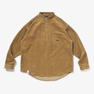 希少★新品本物【BEIGE★サイズ2】★TETTY CORDUROY SHIRT テリーコーデュロイシャツ 正規店購入 ディセンダント 入手困難 DESCENDANT 20AW