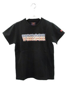 ティーエムティー TMT バンソン vanson ロゴ Tシャツ S ブラック 黒 トップス 半袖 カットソー メンズ