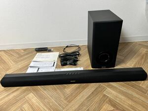 【美品】DENON DHT-S316 サウンドバー ホームシアターセット サブウーファー ホームシアターシステム デノン 