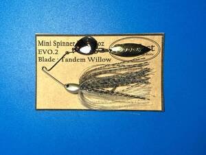 Evo.2-137 GoWest ミニスピナーベイト1/8oz（Tandem Willow Blade） 【DECOY BLADE - Silver & Gold 】