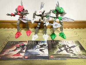 LEGO(レゴ) BIONICLE バイオニクル LERAHK 8589　 KURAHK 8588 TURAHK 8592