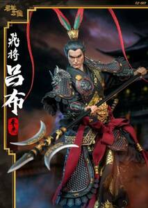 ☆新品 1/6 呂布奉先　アクションフィギュア　飛将　三国志演義　FZ Art studio　青鎧　武将