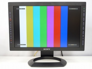 SONY LMD-2450W 24型マルチフォーマットビデオモニター BKM-227W コンポジット/コンポーネント ジャンク *404071