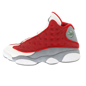 NIKE ナイキ AIR JORDAN 13 RETRO DJ5982-600 エアジョーダン13 レッドフリント ハイカットスニーカー US10/28cm グレー/レッド