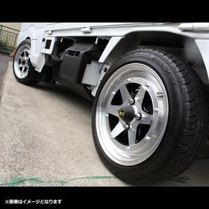 送料無料 キャリイ タイヤ アルミ ホイール 4本セット 14インチ スズキ キャリー 軽トラ DA16T ロンシャン XR4 シルバー 6J 165/55r14