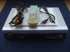 ビクター　BSチューナー内蔵　S-VHSビデオカセットレコーダー　HR-VT600　デジタルワイド TBC&3D 　説明書　リモコン付き　動作品