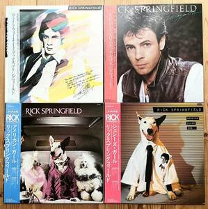 LP All帯付 Rick Springfield リック・スプリングフィールド レコード まとめて 4枚セット