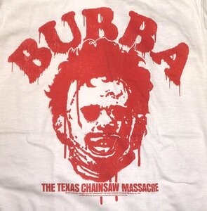 ★レザーフェイス Tシャツ 悪魔のいけにえ TEXAS CHAINSAW LEATHERFACE BUBBA 白 - XL 正規品 TEXAS CHAINSAW MASSACRE