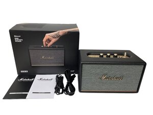 △送料無料 Marshall (マーシャル) ワイヤレススピーカー Acton III ブラック リユース Bluetooth ワイヤレス サウンド 美品