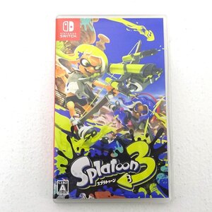 ★中古★Nintendo Switchソフト スプラトゥーン3 (スプラ/ニンテンドー/スイッチ/スイッチソフト)★【GM646】