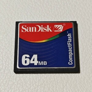 SanDisk CompactFlash 64MB サンディスク コンパクトフラッシュカード