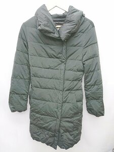 ◇ ◎ BALLSEY ボールジィトゥモローランド ジップアップ キレイめ 長袖 ダウンコート サイズ38 ブラック レディース P