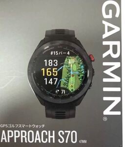 GARMIN ガーミン GPS ゴルフナビ Approach S70 47mm ブラック