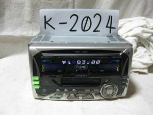 K-2024　ADDZEST　アゼスト　ADX5555z　PS-2181J　2Dサイズ　CD&カセットデッキ　故障品