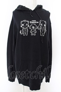 NieR Clothing / キャラクターptパーカー 2XL ブラック O-24-05-30-1150-PU-TO-OW-OS