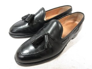 美品 【クロケット&ジョーンズ】 ビームスF別注 キャベンディッシュ3 CAVENDISH3 タッセルローファー 靴 (メンズ) size5.5E 黒 ◯30MZA6946