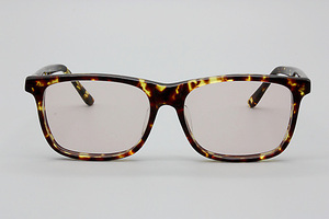 【未使用】レノマ renoma R51 54-17 155 ブラウンデミ UVカットカラーハードマルチコートレンズ使用お洒落なメガネに仕上げました R-07