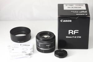 ★超極上美品★ Canon RF 50mm F1.8 STM シリアル一致元箱付 ★完動品★ キャノン #250