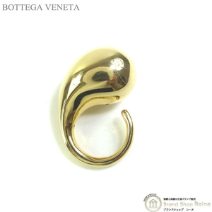 ボッテガ ヴェネタ （BOTTEGA VENETA） ドロップ リング ＃13 スターリングシルバー Ag925 718670 イエローゴールド（新品同様）中古