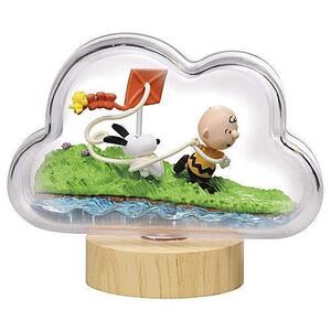 スヌーピー＆チャーリー・ブラウン フィギュア re-ment SNOOPY WEATHER terrarium お天気に合わせた形のケースが可愛い！