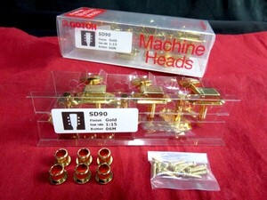 ★新品セール/最安値★GOTOH／SD90-06M-GG-L3+R3◆国産 高品質 ゴトー 糸巻き◇バタービーンズ ／ クルーソン 片側３連 G/Gold/ゴールド