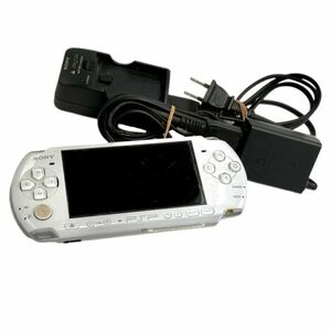 仙15【本体】SONY PSP-3000 PlayStation Portable パールホワイト ソニー プレイステーションポータブル ゲーム機 ケーブル チャージャー付