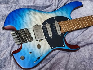 PLEK調整済 低弦高 QX54QM アイバニーズ ヘッドレス ストラト Ibanez ギター RG