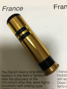 C1940Y COP PARIS oil Lighter COP パリス　オイルライター　アルマイトゴールド　未使用品