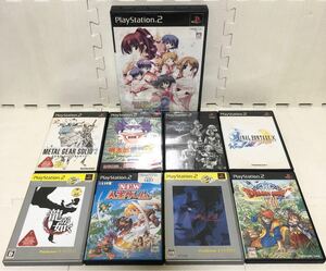 9本★まとめ売り★ PS2 PlayStation2 ゲーム ソフト カセット プレイステーション2 龍が如く 人生ゲーム ドラクエVIII 桃太郎電鉄