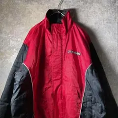 【ヴィンテージ】90’s ビッグプリントワークジャケット　used 古着　ZW4