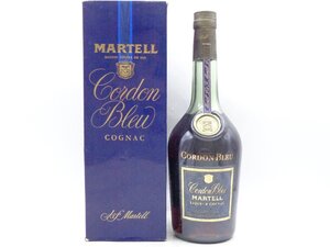 同梱不可 1円～MARTELL CORDON BLEU マーテル コルドンブルー コニャック ブランデー 700ml 箱入 X295985