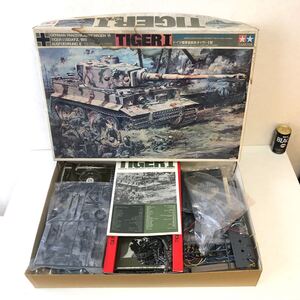 TAMIYA TIGER Ⅰ プラモデル　ドイツ陸軍重戦車タイガーⅠ型　1/25 リモートコントロールタンク　