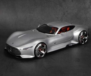 1:18 メルセデスベンツ コンセプトカー 樹脂車モデル AMG ビジョン GT コンセプト ジャスティス リーグ