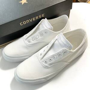 未使用　CONVERSE　SKID GRIP　WHITEPLUS /27.5cm　　※くすみ、変色あり　　　W218 