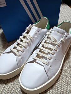 新品 定価23100 adidas STAN SMITH RECON 28.5cm 天然皮革 レザー ホワイト 白 グリーン 緑 アディダス オリジナルス スタンスミス