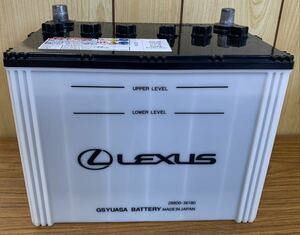 LEXUS純正　GS YUASA　GSユアサ　S-95　CCA値750A　中古品 100％良好