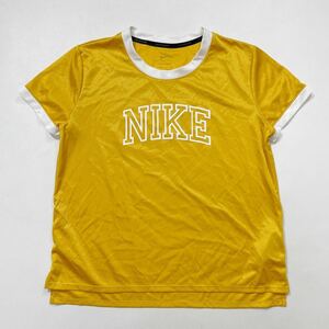 290 美品 NIKE RUNNING ナイキ ランニング DRI FIT 半袖 リンガー Tシャツ サイズXL ジョギング スポーツ トレーニング レディース 40920G