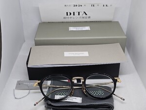 THOM BROWNE メガネ TB-011A 46 トムブラウン 度つき眼鏡 伊達メガネ サングラストムブラウンを代表するフレーム「TB-011」