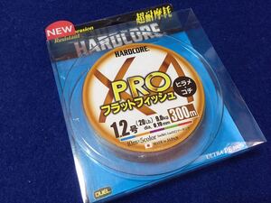 ☆未使用品 DUEL ハードコアX4PRO フラットフィッシュ 1.2号 20LB 300m 、5カラー、ショア、オフショア、キャスティング、ジギングその他