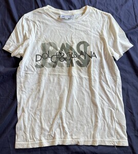 J&ANS　DOLSE&GABBANA Tシャツ Sサイズ 白　定番　シンプル