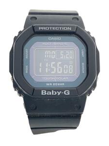 CASIO◆ソーラー腕時計/BABY-G/デジタル/ラバー/ブラック/SS/BGD-5000UMD-1JF