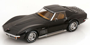 KK-Scale 1/18 シボレー コルベット C3 1972 ブラック CHEVROLET Corvette C3 ミニカー