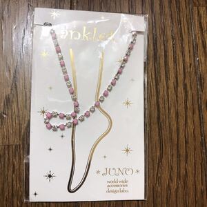 anklet アンクレット　ピンク