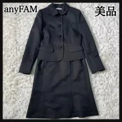 [美品]anyFAM セレモニースーツ ワンピースセットアップ 2 ブラック