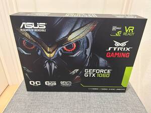 【動作確認済】ASUS R.O.G. STRIXシリーズ NVIDIA GeForce GTX1060搭載ビデオカード オーバークロック メモリ6GB STRIX-GTX1060-DC2O6G