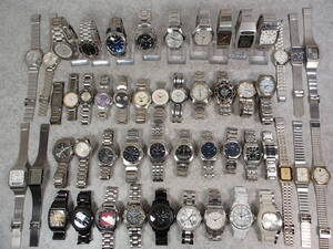 メンズブランド腕時計 大量 50点 セット まとめ SEIKO/CITIZEN/CASIO/TECHNOS/RADO/MICHAEL KORS/GUESS/TRUSSARDI 他 インボイス可 0107