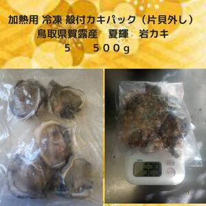 加熱用 冷凍 殻付カキパック（片貝外し）