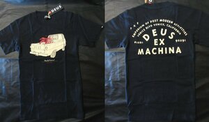 本物正規◆Deus ex Machina デウス◆Tシャツ A100 ピックアップトラック 紺■S■新品 ヘビーウェイト コットン アメリカ購入