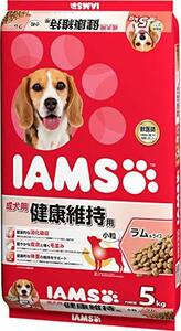 アイムス (IAMS) ドッグフード 成犬用 健康維持用 小粒 ラム&ライス 5kg