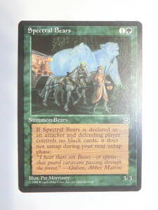 【MTG】Spectral bears　英語1枚　ホームランド　HML　アンコモン